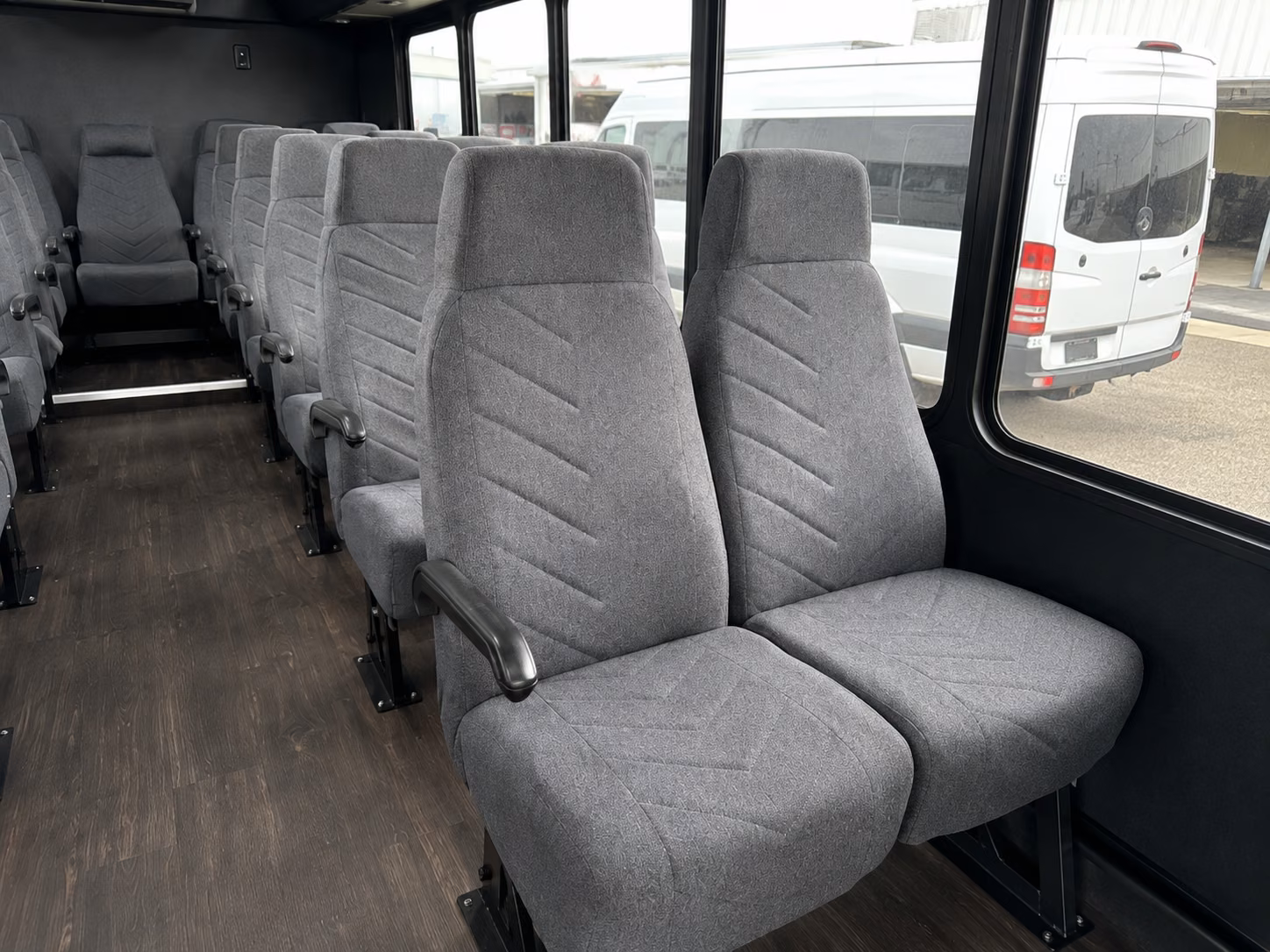 15 passenger minibus inside