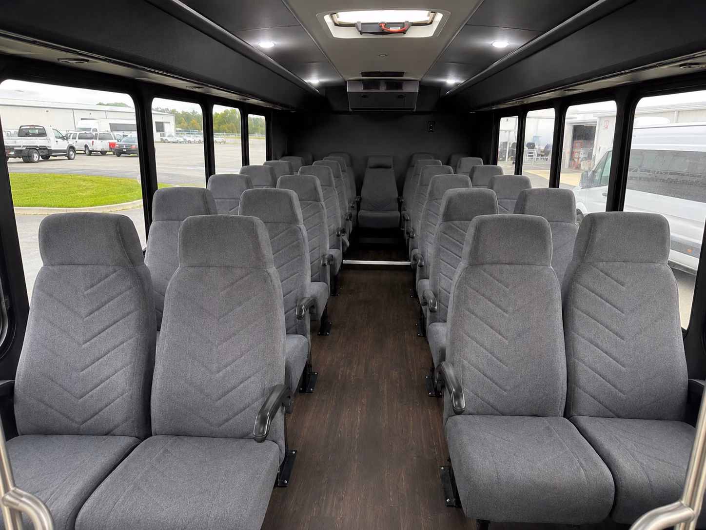 cleveland airport transportation onboard seating