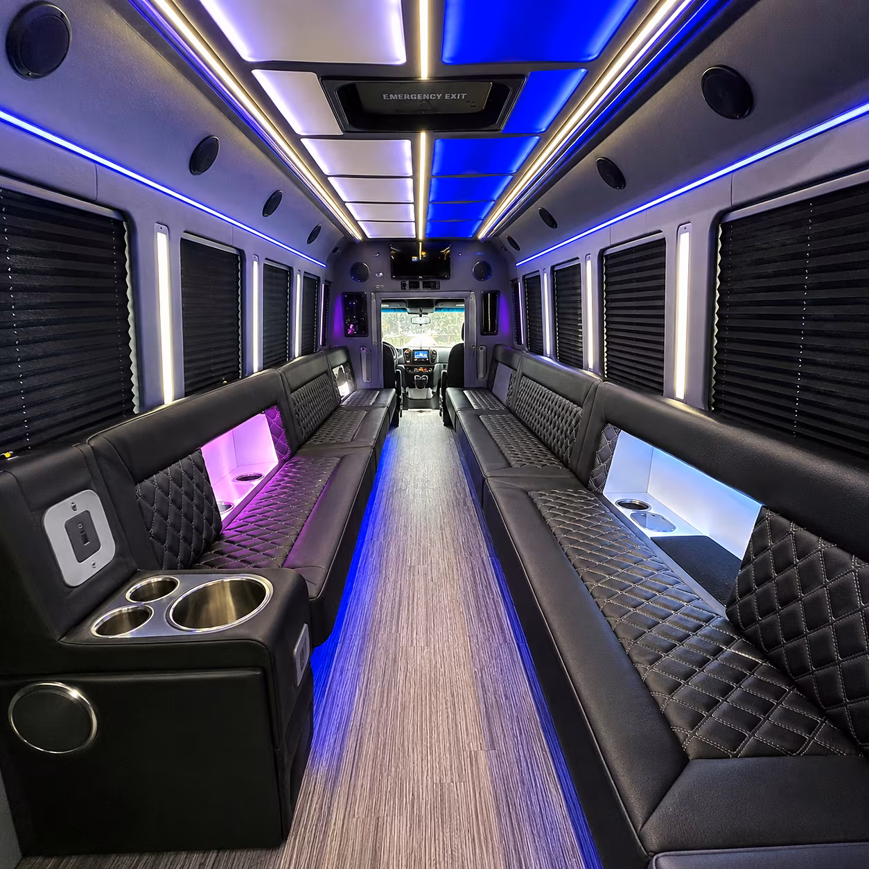 cleveland party bus rentals inside